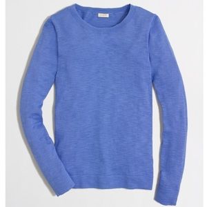 NWT Jcrew Blue Teddie Sweater